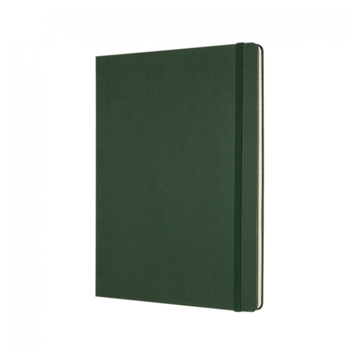 Notitieboek Moleskine XL 190x250mm lijn hard cover myrtle green