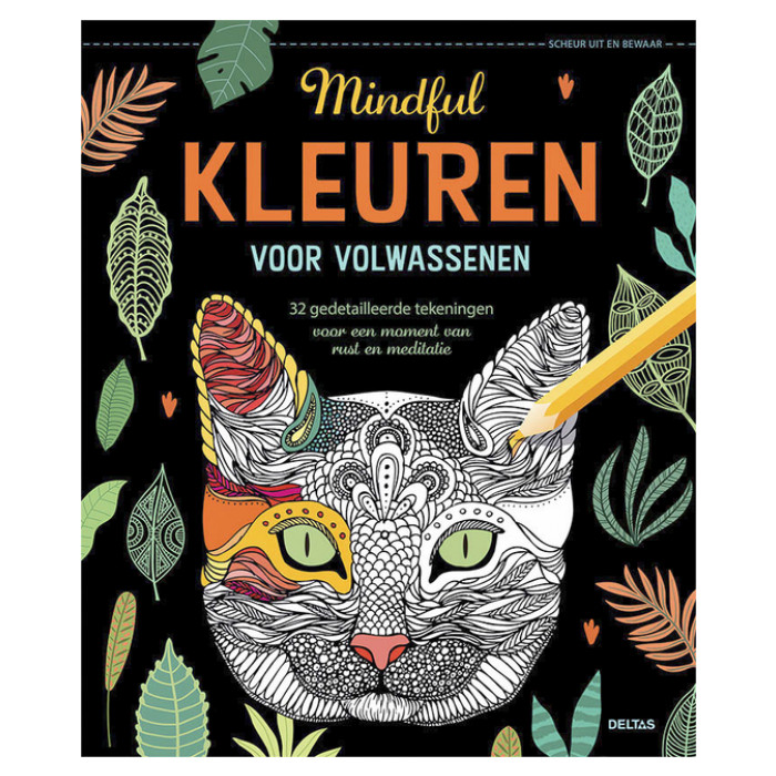 Kleurboek Deltas Mindful kleuren voor volwassenen