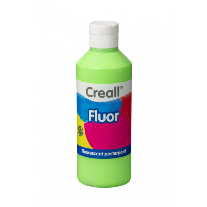 Plakkaatverf Creall fluor groen 250ml