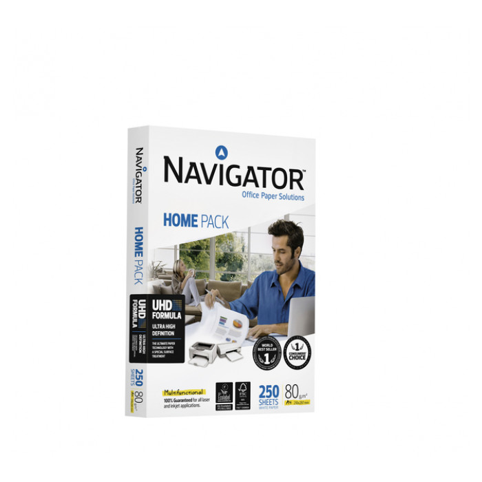 Kopieerpapier Navigator Homepack A4 80gr wit 250vel