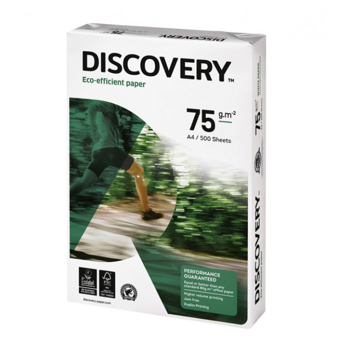 Kopieerpapier Discovery A4 75gr wit 500vel