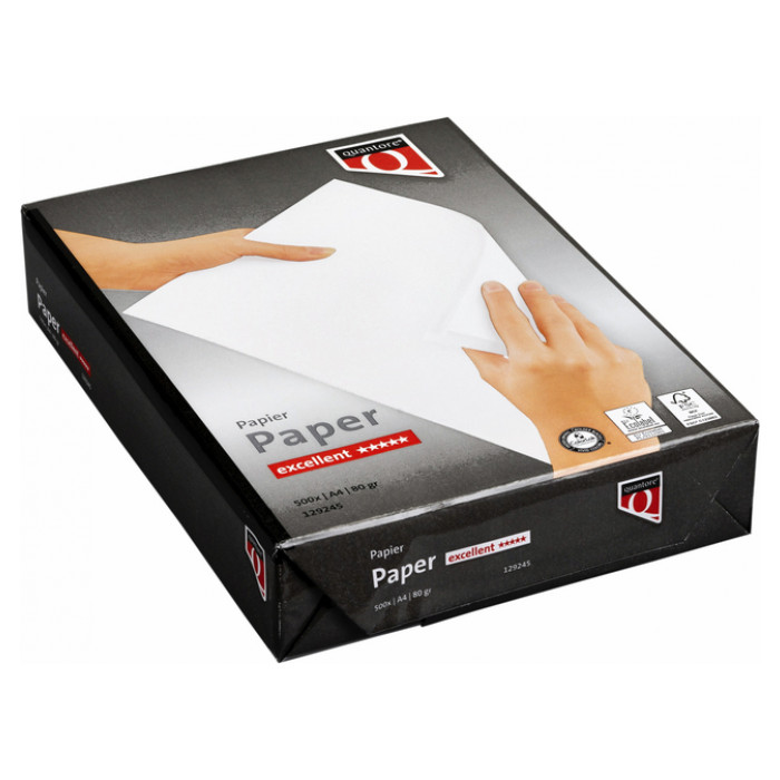 Kopieerpapier Quantore Excellent A4 80gr wit 500vel