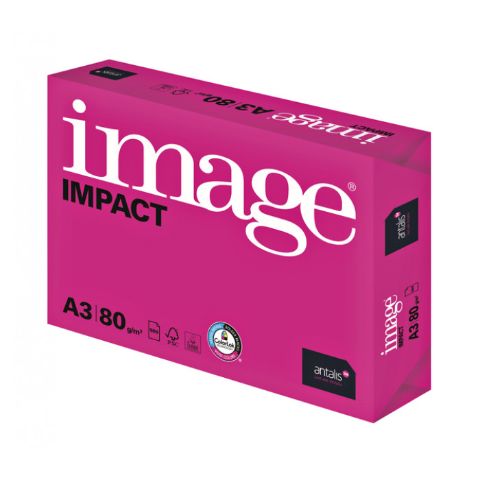 Kopieerpapier Image Impact A3 80gr wit 500vel