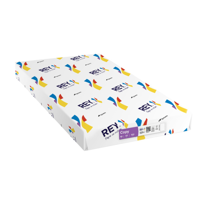 Kopieerpapier Rey Copy A3 80gr wit 500 vel