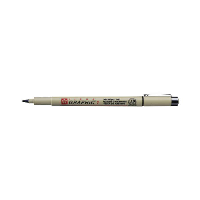 Fineliner Sakura Pigma Graphic 1.0 mm zwart