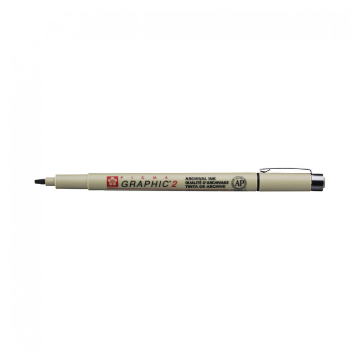 Fineliner Sakura Pigma Graphic 2.0mm zwart