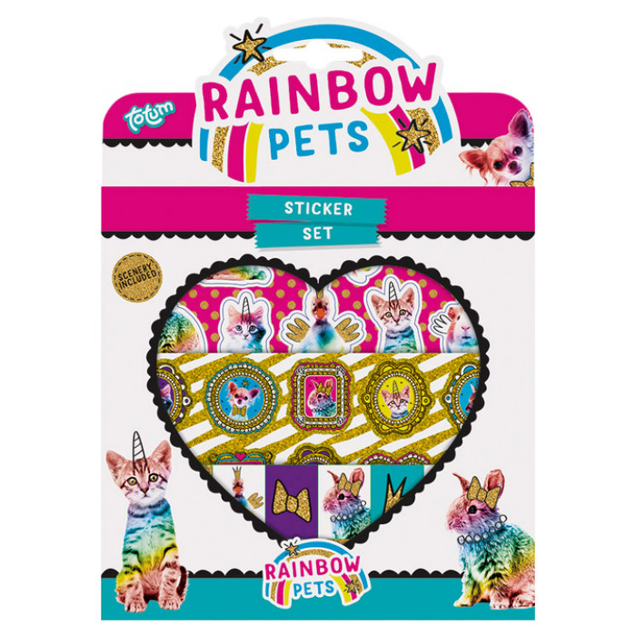 Stickerset Totum Rainbow Pets