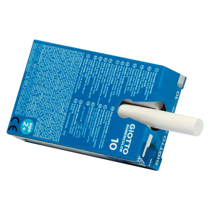 Schoolbordkrijt Giotto wit doos à 10 stuks