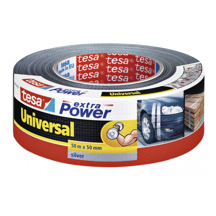 Duct tape tesa® extra Power Universal 50mx50mm grijs