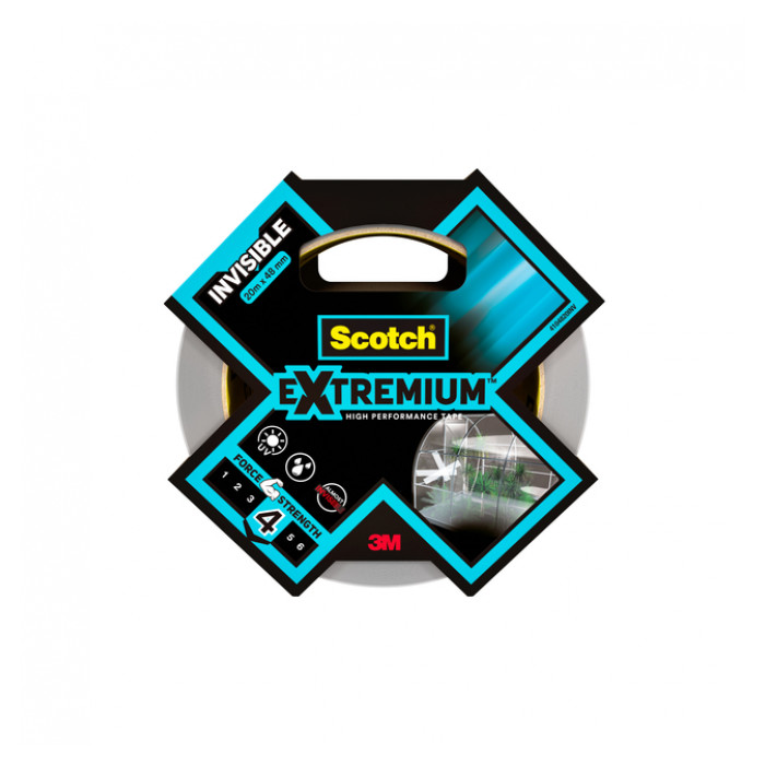 Plakband Scotch Extremium invisible 48mmx25m transparant