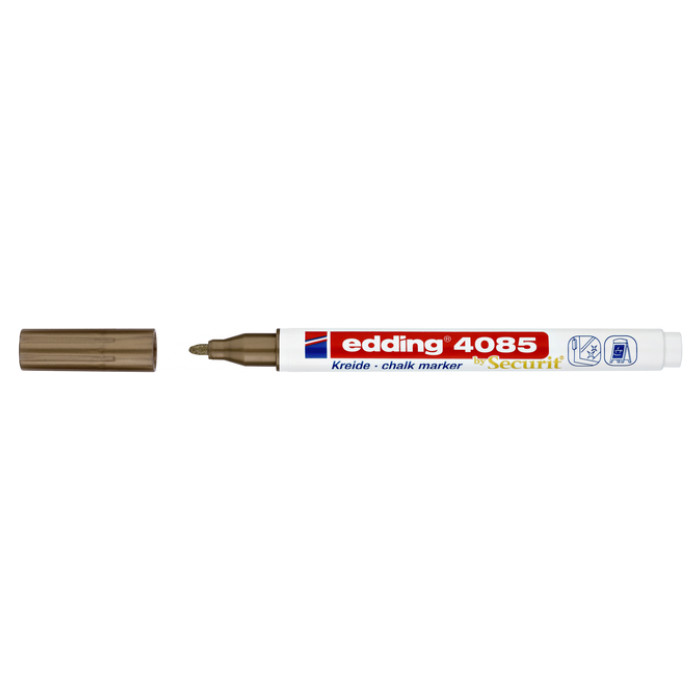Krijtstift edding 4085 by Securit rond 1-2mm koper