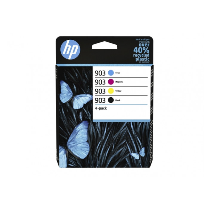 Inktcartridge HP 6ZC73AE 903 zwart + 3 kleuren