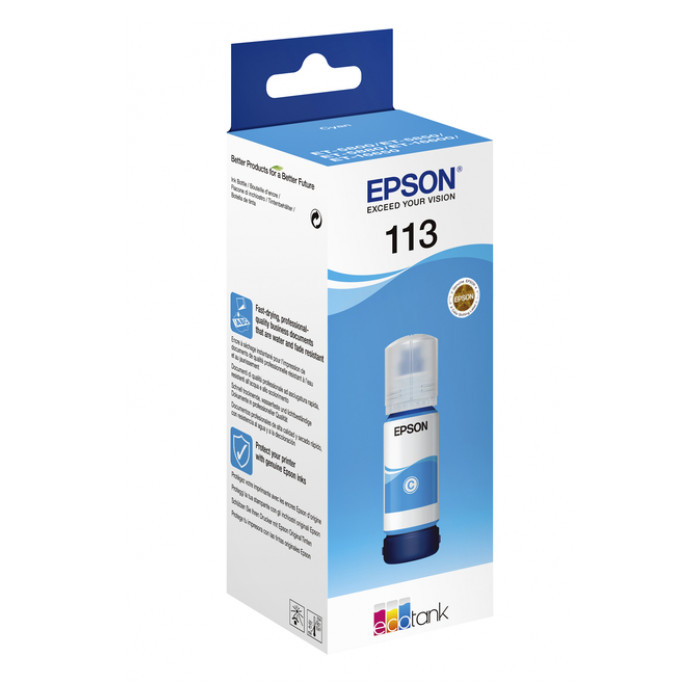Inktcartridge Epson 113 EcoTank blauw