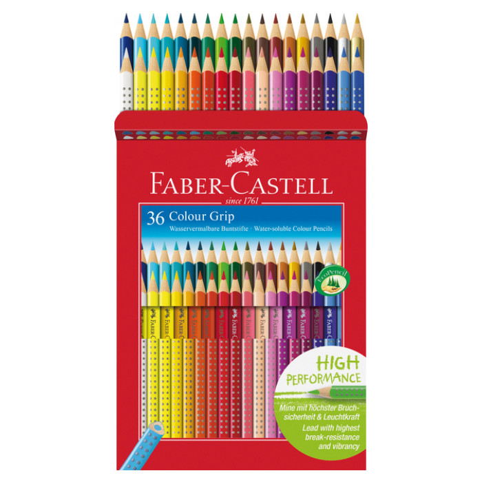 Kleurpotloden Faber-Castell 2001 assorti set à 36 stuks