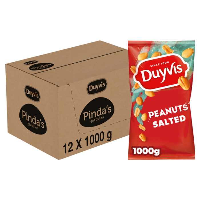 Pinda Duyvis gezouten zak1000 gram