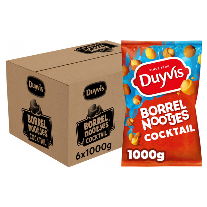 Borrelnootjes Duyvis cocktail zak 1000 gram