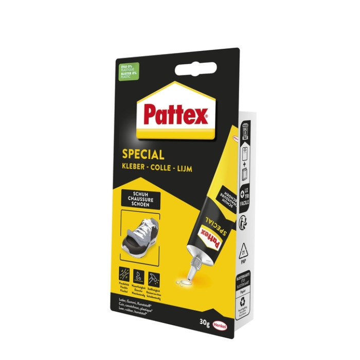 Schoenlijm Pattex tube 30 gram op blister