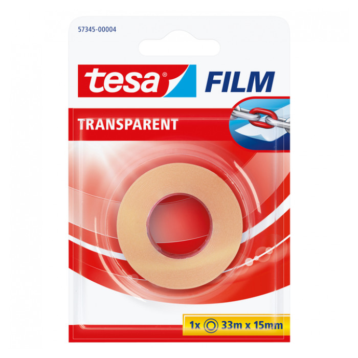 Plakband tesafilm® 33mx15mm Transparant  blister