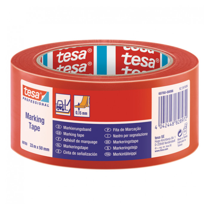 Markeringstape tesa® Professional 60760 PV1 50mmx33m rood