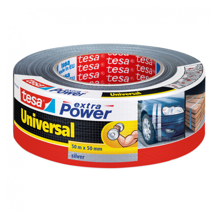Duct tape tesa® extra Power Universal 50mx50mm wit