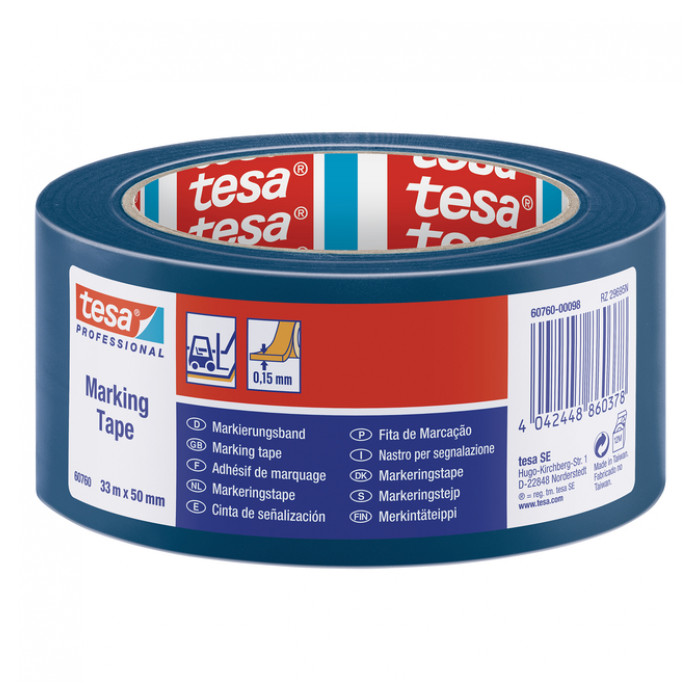 Markeringstape tesa® Professional 60760 PV1 50mmx33m blauw