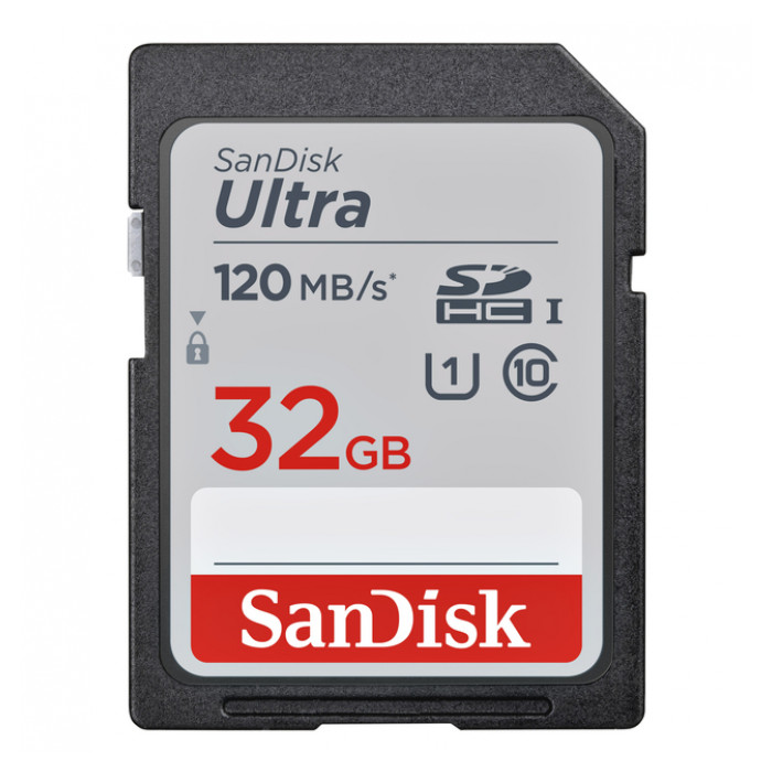 Geheugenkaart Sandisk SDHC Ultra 32GB (Class 10/UHS-I/120MB/s)