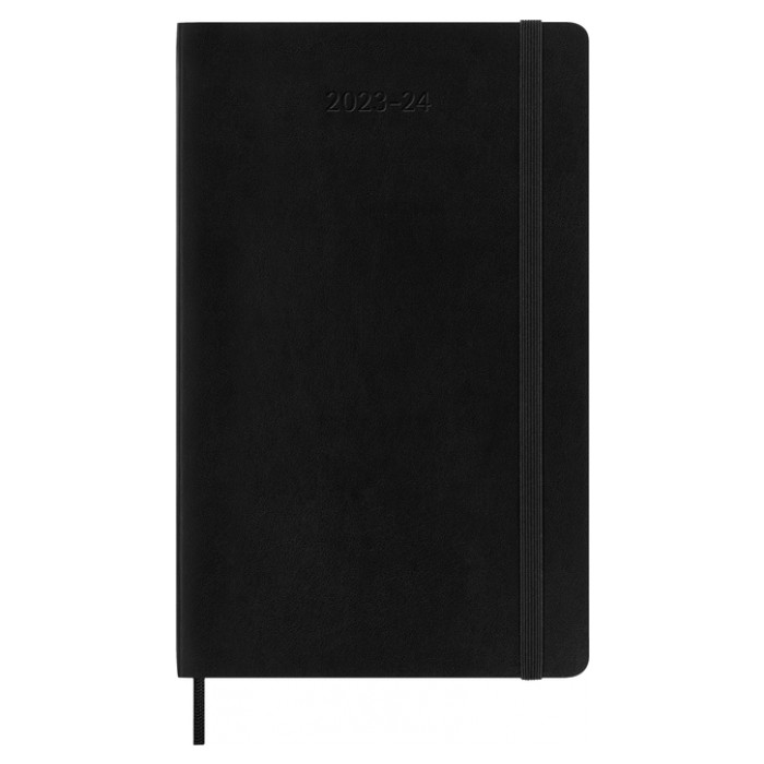Agenda 2023/2024 Moleskine 18M Planner Weekly 7dag/1pagina large 130x210mm soft cover black