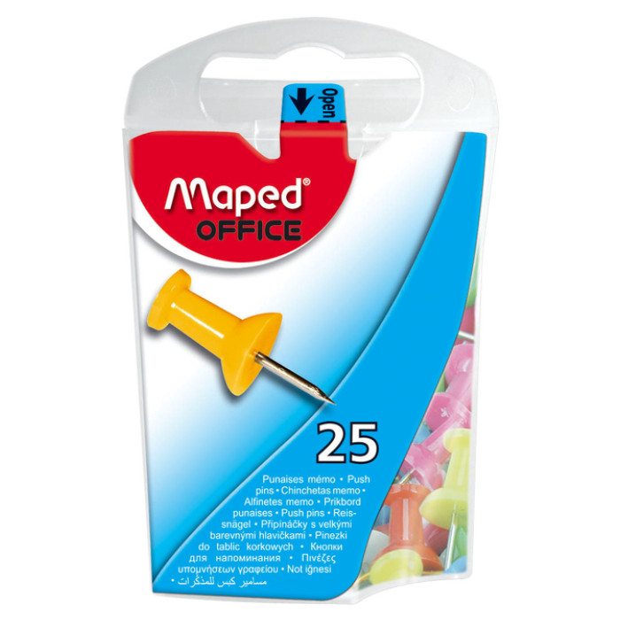 Push pins Maped kleur 25st