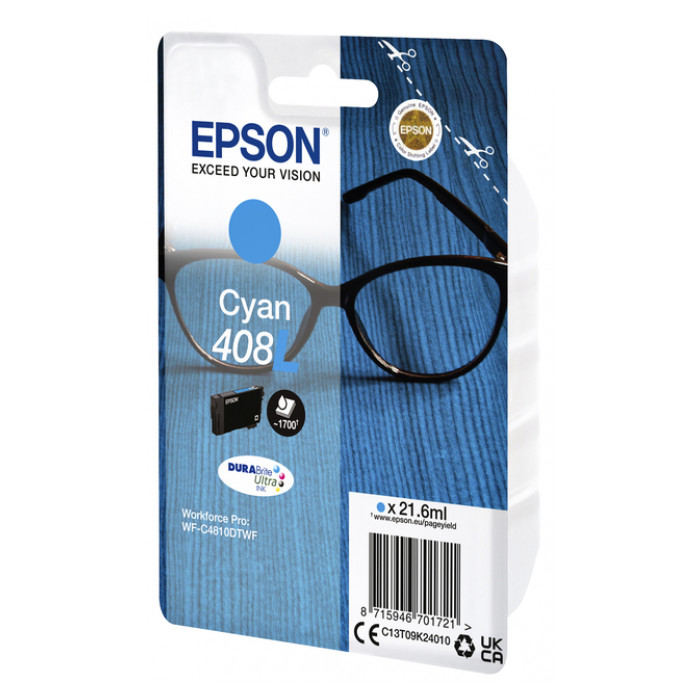 Inktcartridge Epson T09K240 408L blauw