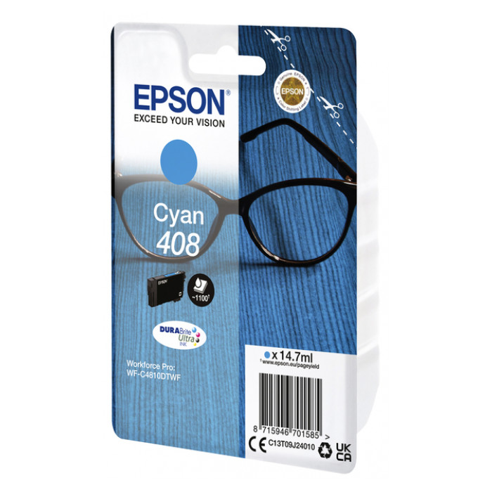 Inktcartridge Epson T09J240 408 blauw