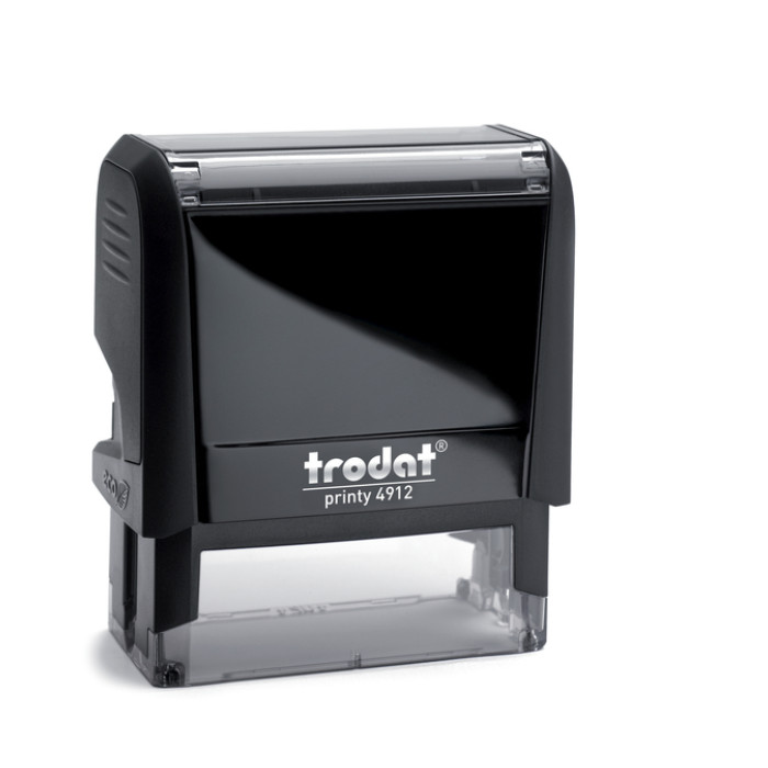 Tekststempel Trodat Printy 4912 personaliseerbaar zw 4regels 47x18mm