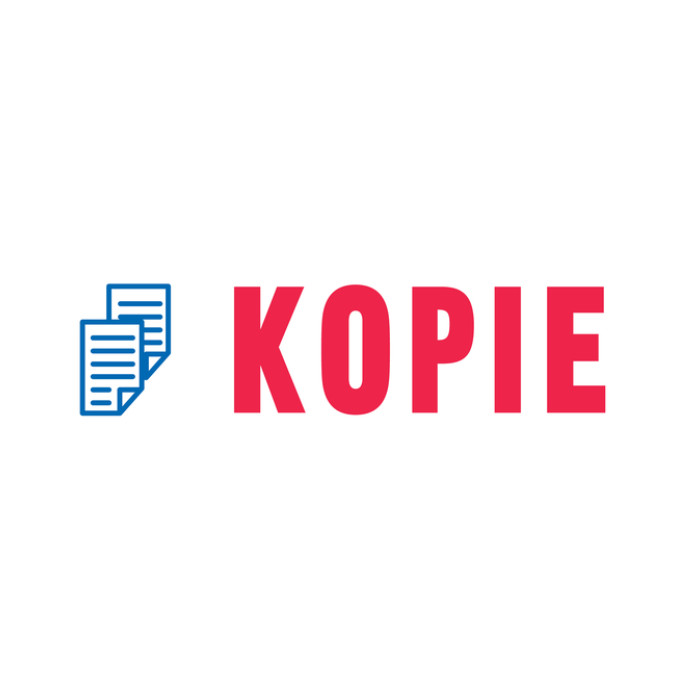 Tekststempel Trodat Printy 4912 kopie blauw rood