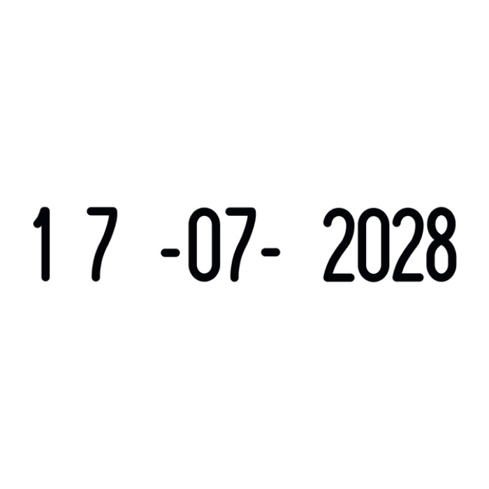Datumstempel Trodat Printy 4810 ISO zwart