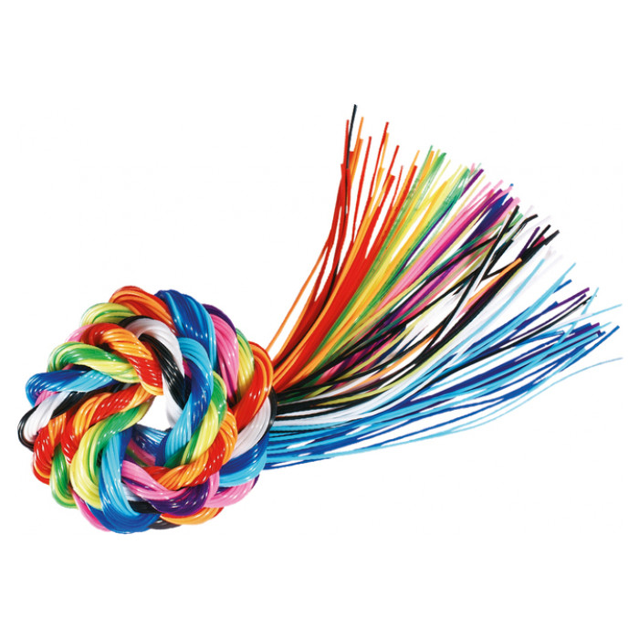 Scoubidoo touwtjes Folia 100cm 100 stuks assorti kleuren