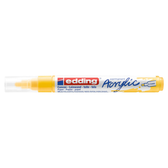 Acrylmarker edding e-5100 medium verkeersgeel