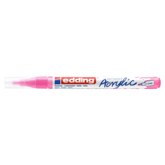 Acrylmarker edding e-5300 fijn elegant neon roze