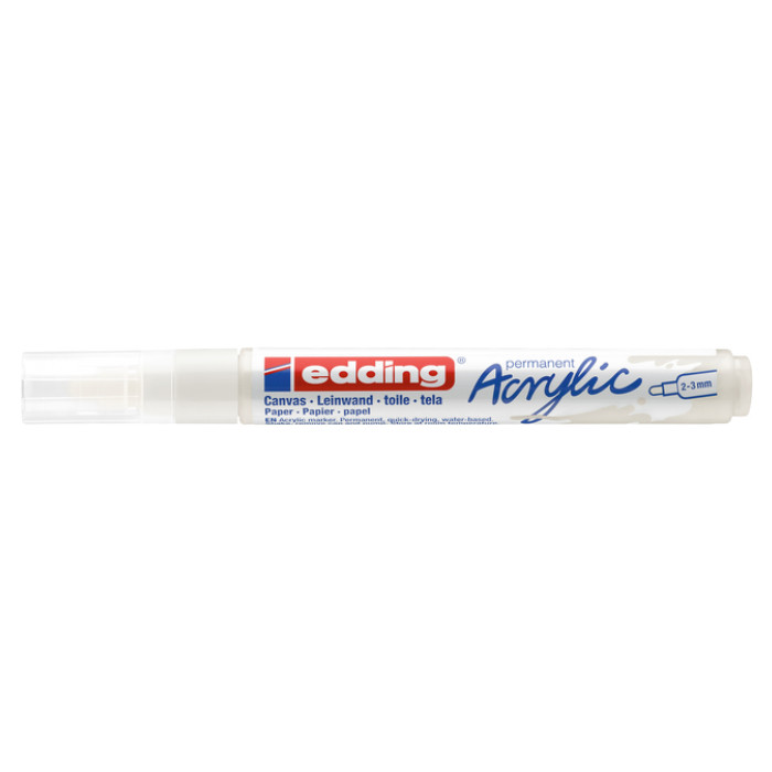 Acrylmarker edding e-5100 medium verkeerswit