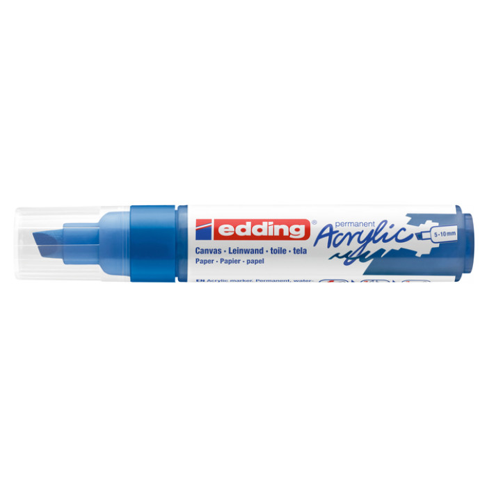 Acrylmarker edding e-5000 breed gentiaanblauw