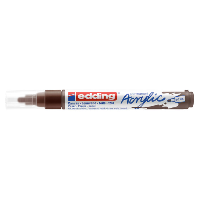 Acrylmarker edding e-5100 medium chocoladebruin