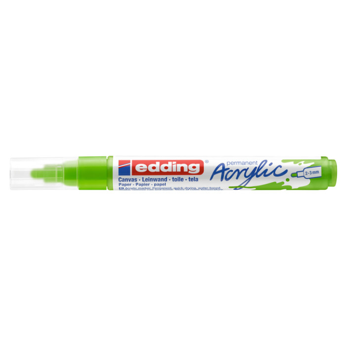 Acrylmarker edding e-5100 medium geelgroen