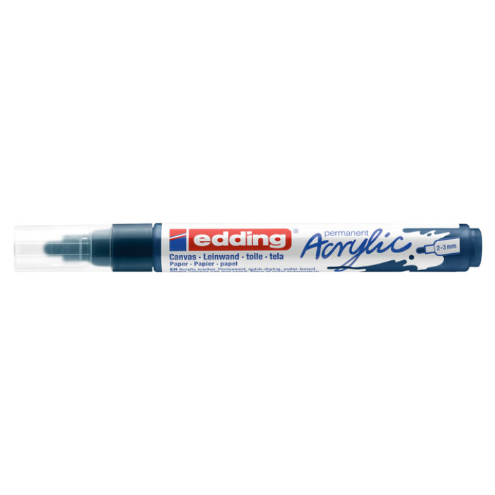 Acrylmarker edding e-5100 medium elegant nachtblauw