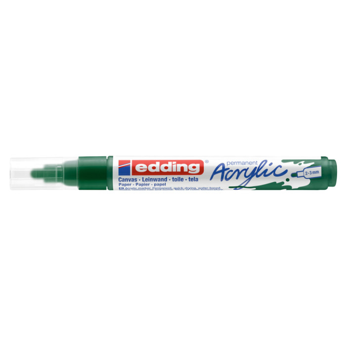 Acrylmarker edding e-5100 medium mosgroen