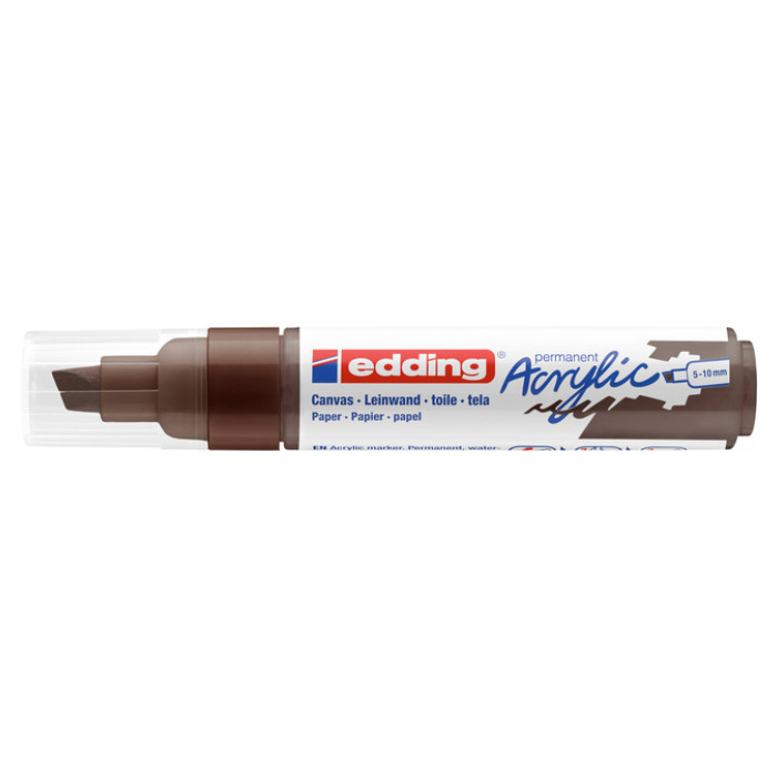 Acrylmarker edding e-5000 breed  chocoladebruin