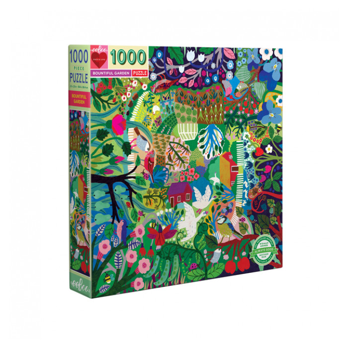 Puzzel Eeboo Bountiful Garden 1000 stuks