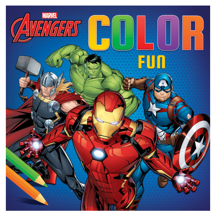 Kleurblok Deltas Marvel Avengers Color Fun