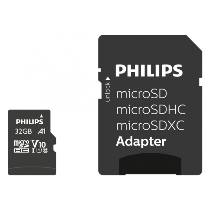 Micro SDHC Card Philips Class 10 UHS-I U1 32GB