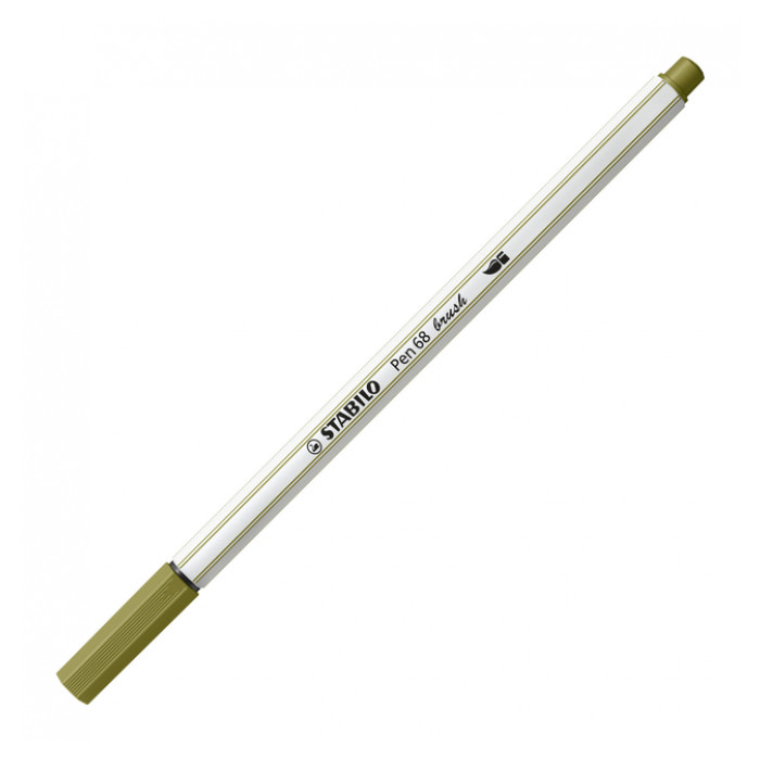 Brushstift STABILO Pen 568/37 modder groen