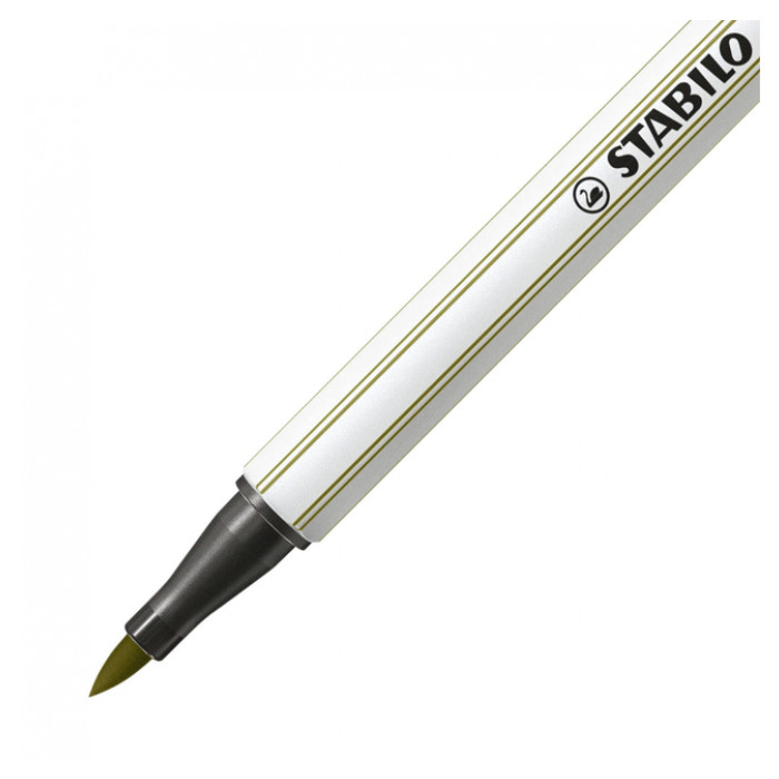 Brushstift STABILO Pen 568/37 modder groen