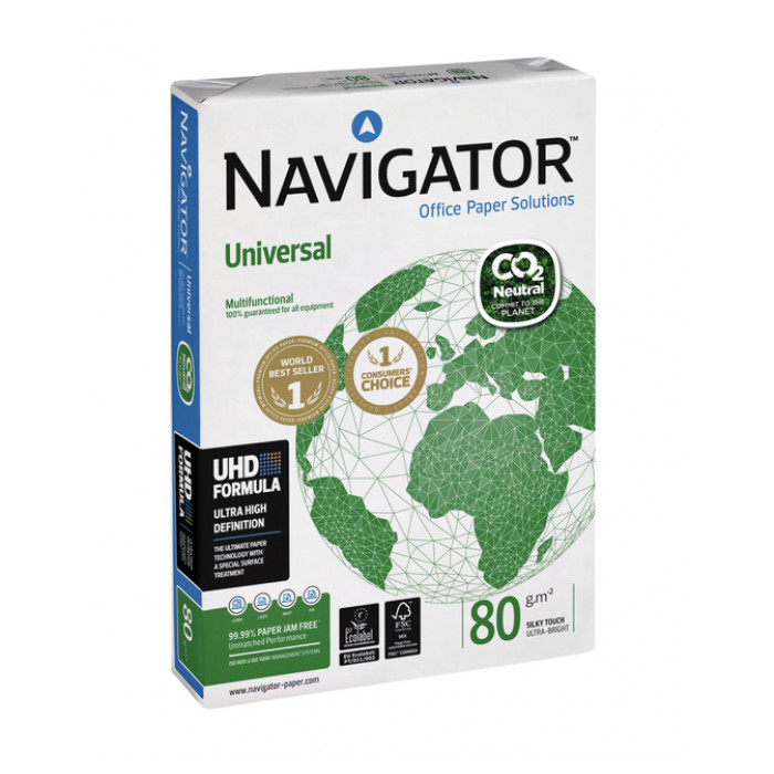 Kopieerpapier Navigator Universal CO2 A4 80gr wit 500vel