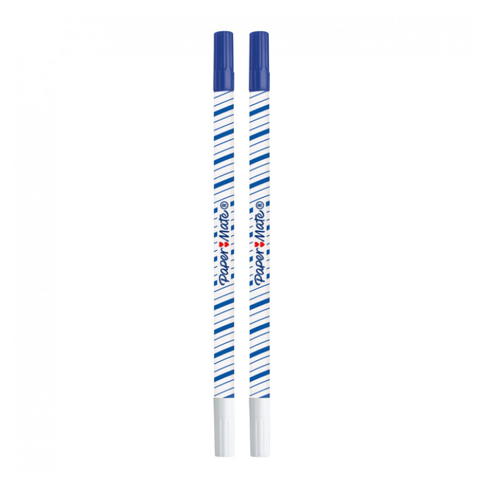 Correctie(pen) Paper Mate Magic+ Eradicator blauw fijn blister à 2 stuks